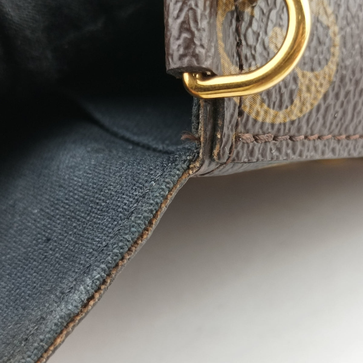 Pre-owned Louis Vuitton Felicie Pochette my lv word tour Brown×Multicolor Monogram Canvas  shoulderbag | stylenewstar