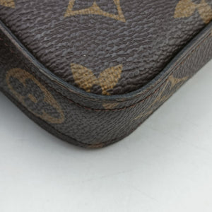 Pre-owned Louis Vuitton Felicie Pochette my lv word tour Brown×Multicolor Monogram Canvas  shoulderbag | stylenewstar