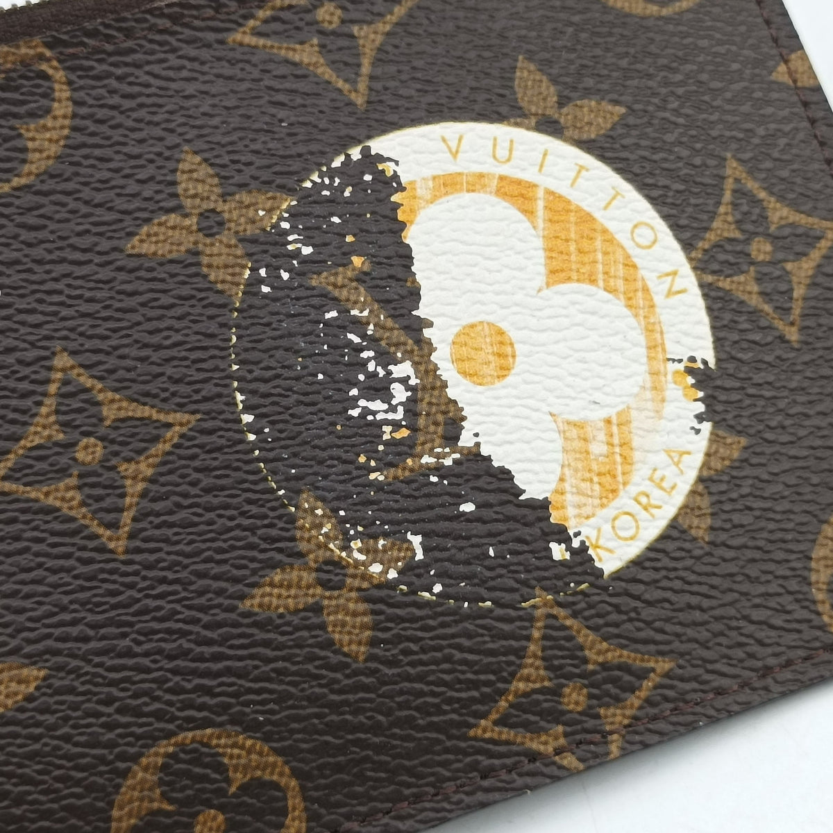 Pre-owned Louis Vuitton Felicie Pochette my lv word tour Brown×Multicolor Monogram Canvas  shoulderbag | stylenewstar