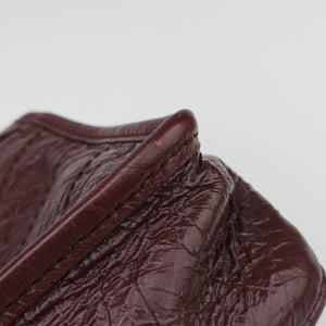 Pre-owned Yves Saint Laurent Niki Burgundy Leather 583103 shoulderbag | stylenewstar