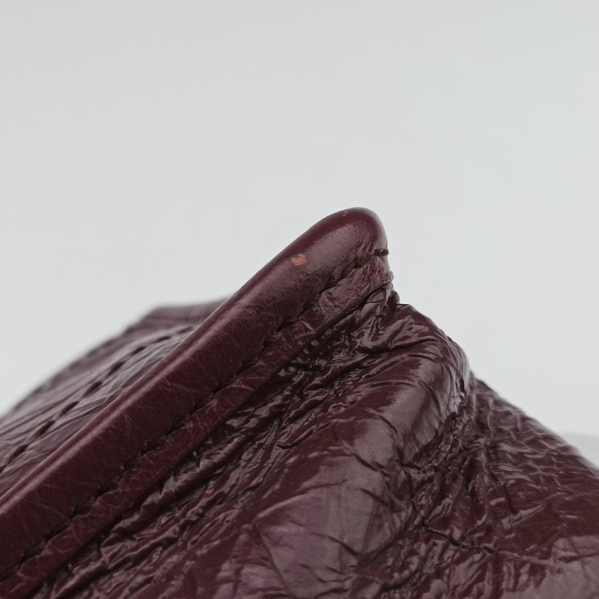 Pre-owned Yves Saint Laurent Niki Burgundy Leather 583103 shoulderbag | stylenewstar