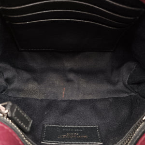 Pre-owned Yves Saint Laurent Niki Burgundy Leather 583103 shoulderbag | stylenewstar