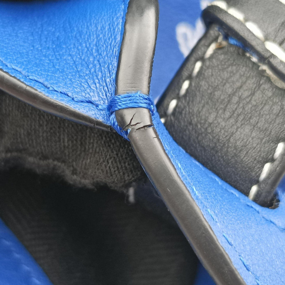 Secondhand Loewe Hammock Blue leather  shoulderbag | stylenewstar