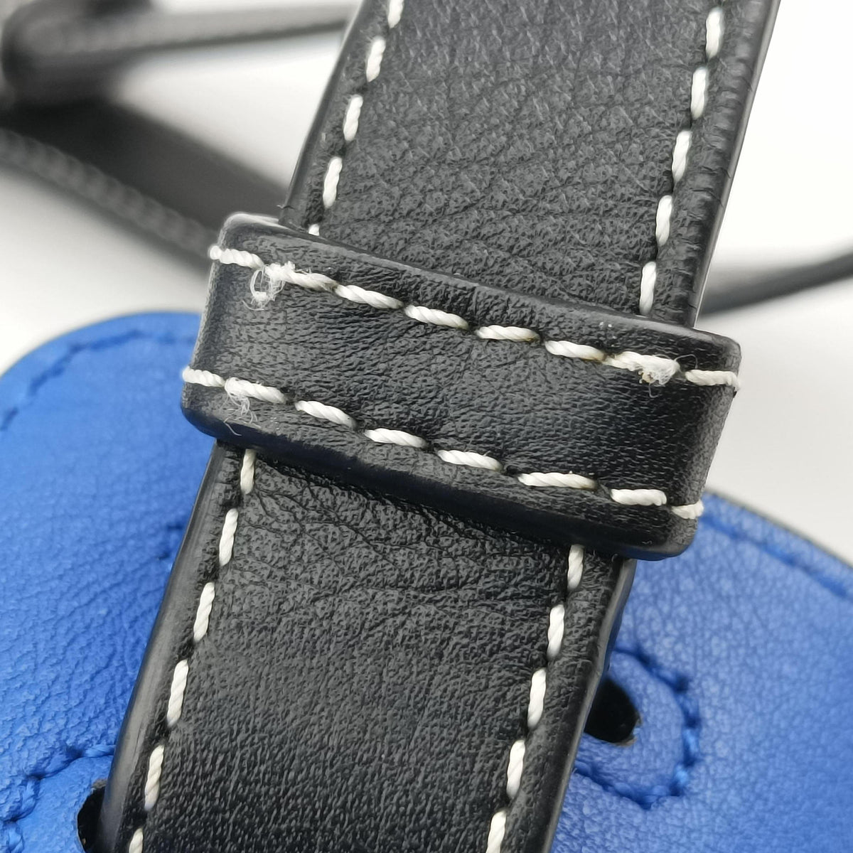 Secondhand Loewe Hammock Blue leather  shoulderbag | stylenewstar