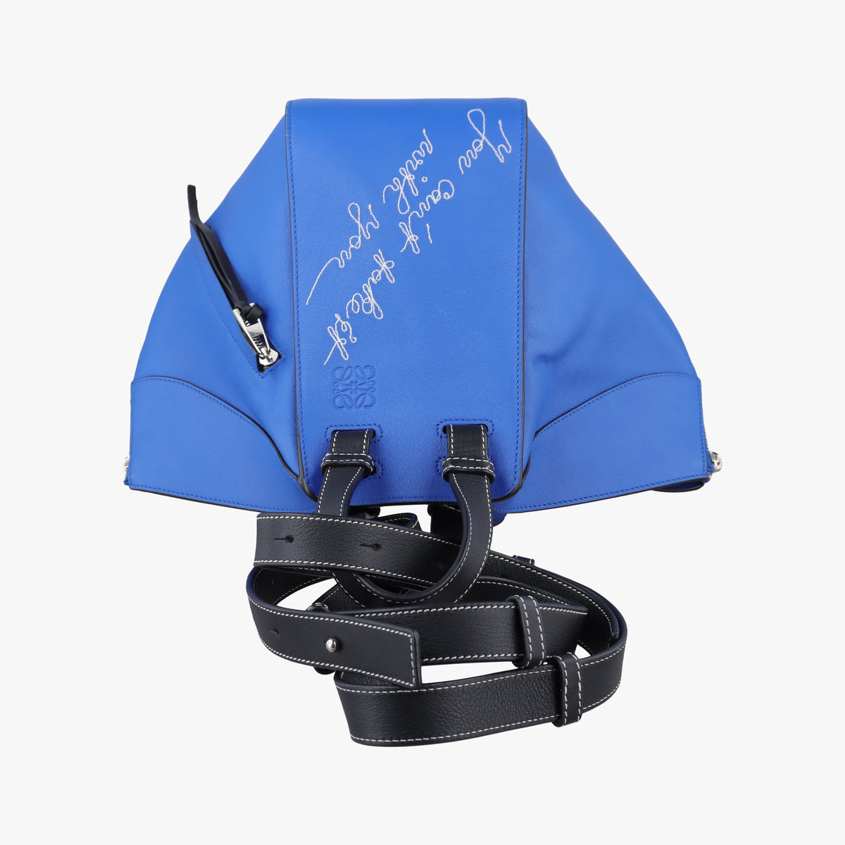 Secondhand Loewe Hammock Blue leather  shoulderbag | stylenewstar