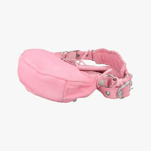 Pre-owned Balenciaga Le Cagole mini Pink cloth  shoulderbag | stylenewstar