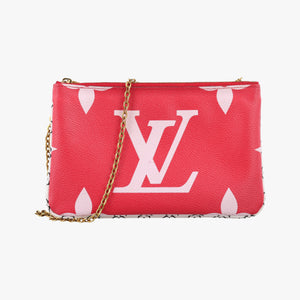 Pre-owned Louis Vuitton Pochette Double Zip ROUGE Monogram Giant M67561 shoulderbag | stylenewstar