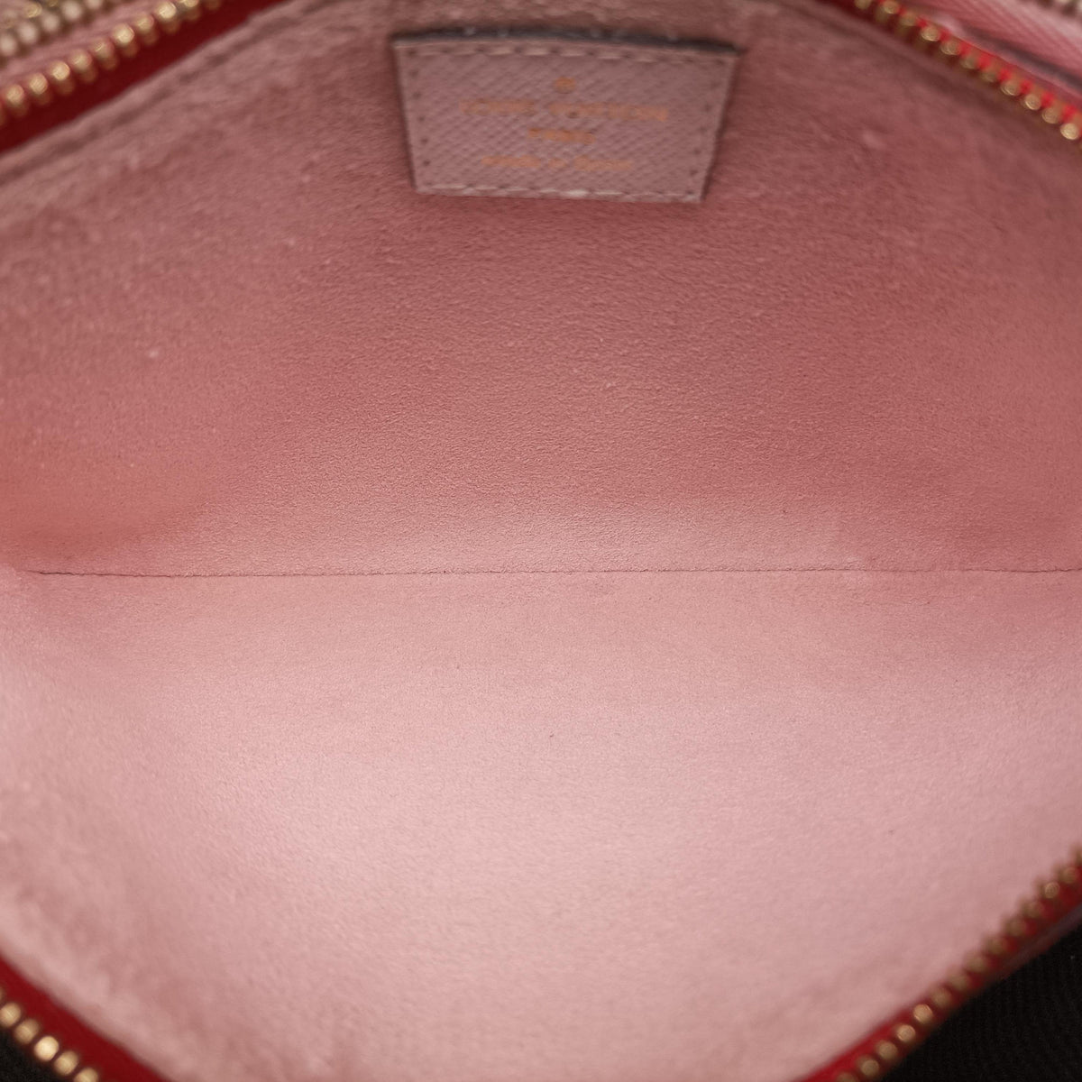 Pre-owned Louis Vuitton Pochette Double Zip ROUGE Monogram Giant M67561 shoulderbag | stylenewstar