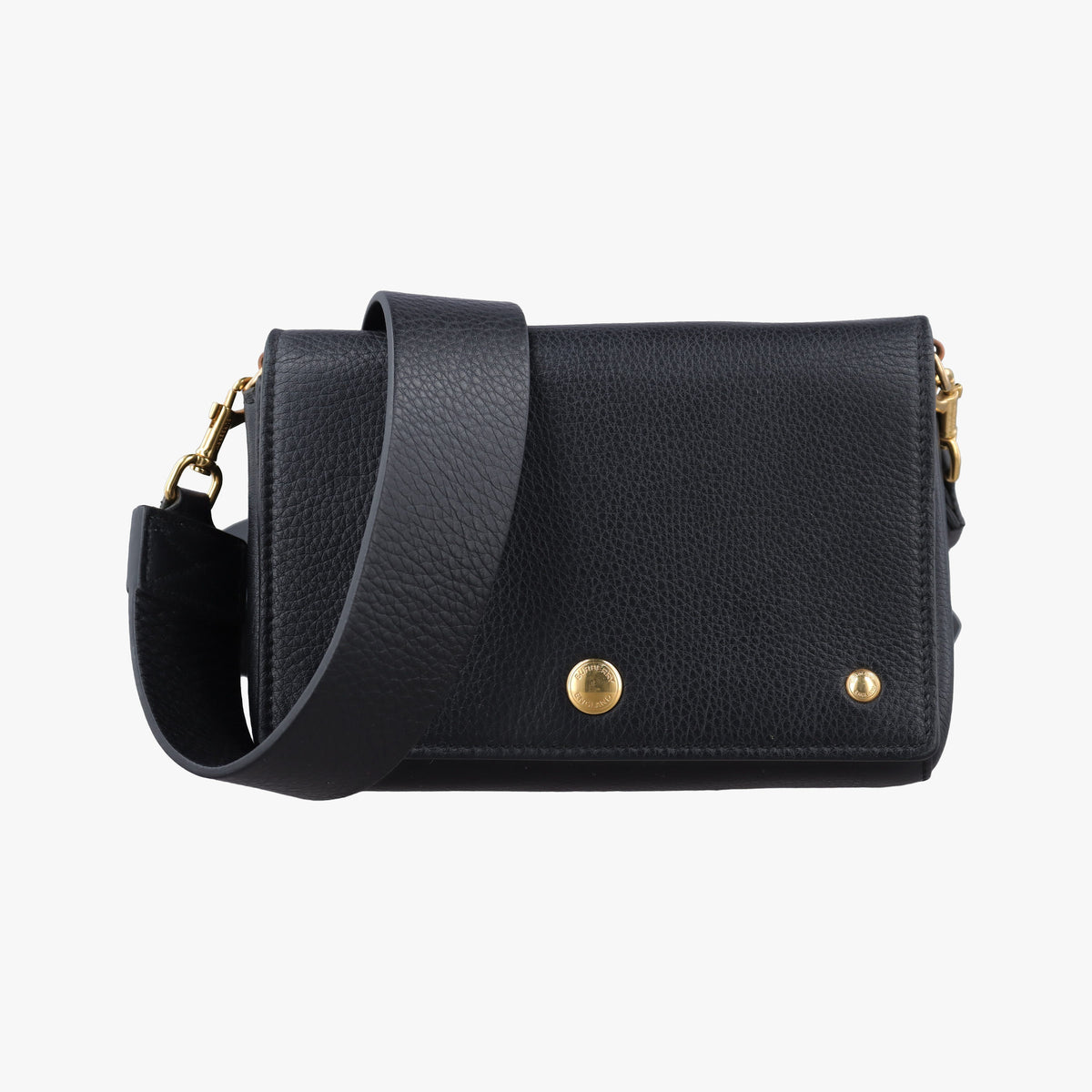 Secondhand Burberry Hackberry Black Leather  shoulderbag | stylenewstar