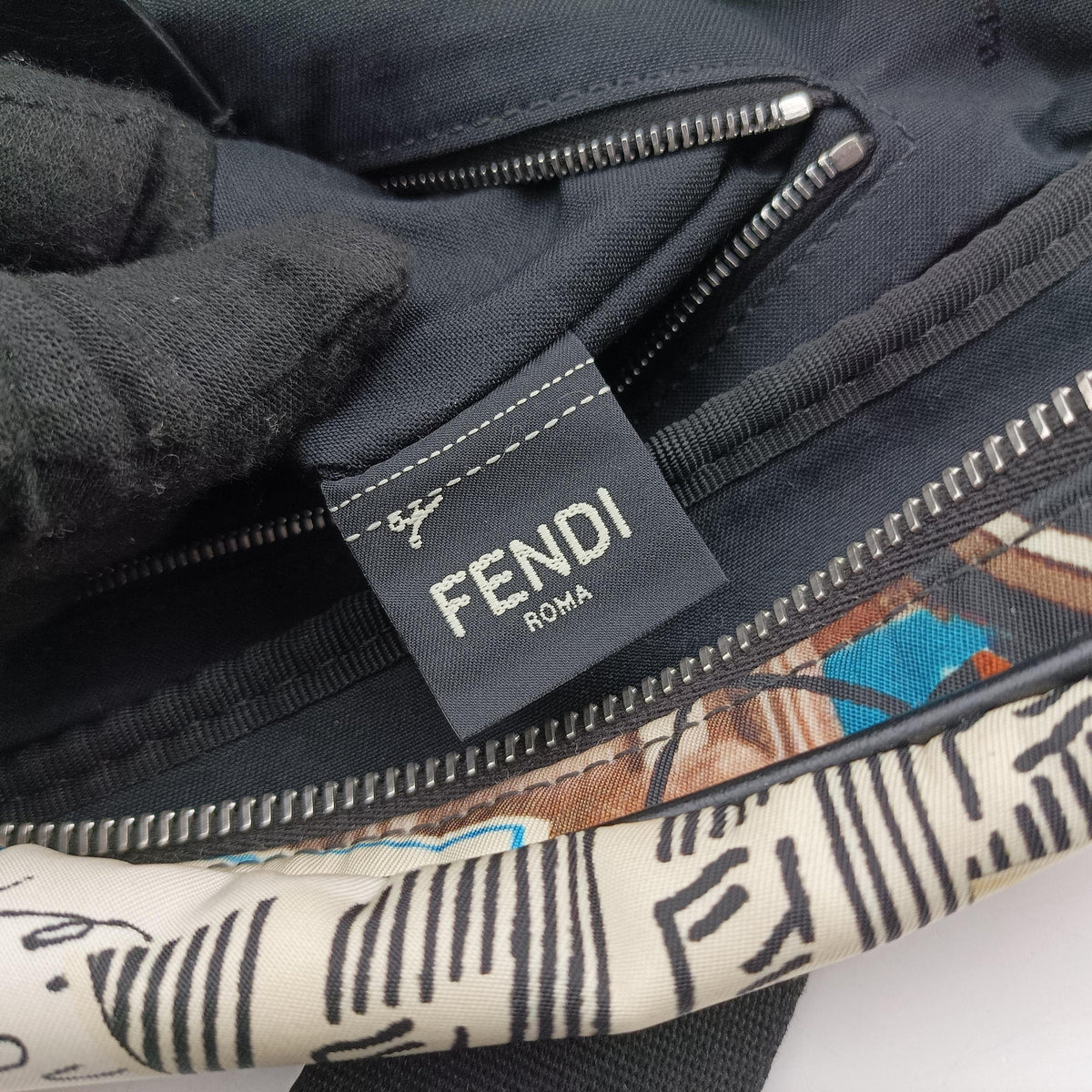 Vintage Fendi Collage Print Multicolor Canvas 7VA434 bum bag/waist bag | stylenewstar