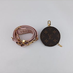 Pre-owned Louis Vuitton Multipochette Accessoires Brown x Rose Claire Monogram canvas M44840 shoulderbag | stylenewstar