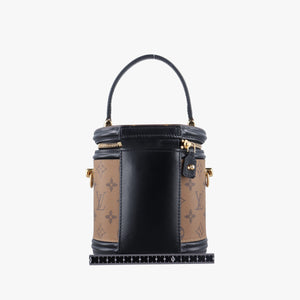 Pre-owned Louis Vuitton Cannes Brown × Black Monogram Reverse M43986 shoulderbag | stylenewstar