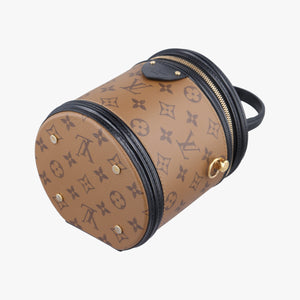 Pre-owned Louis Vuitton Cannes Brown × Black Monogram Reverse M43986 shoulderbag | stylenewstar