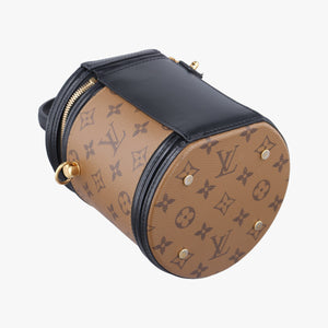 Pre-owned Louis Vuitton Cannes Brown × Black Monogram Reverse M43986 shoulderbag | stylenewstar