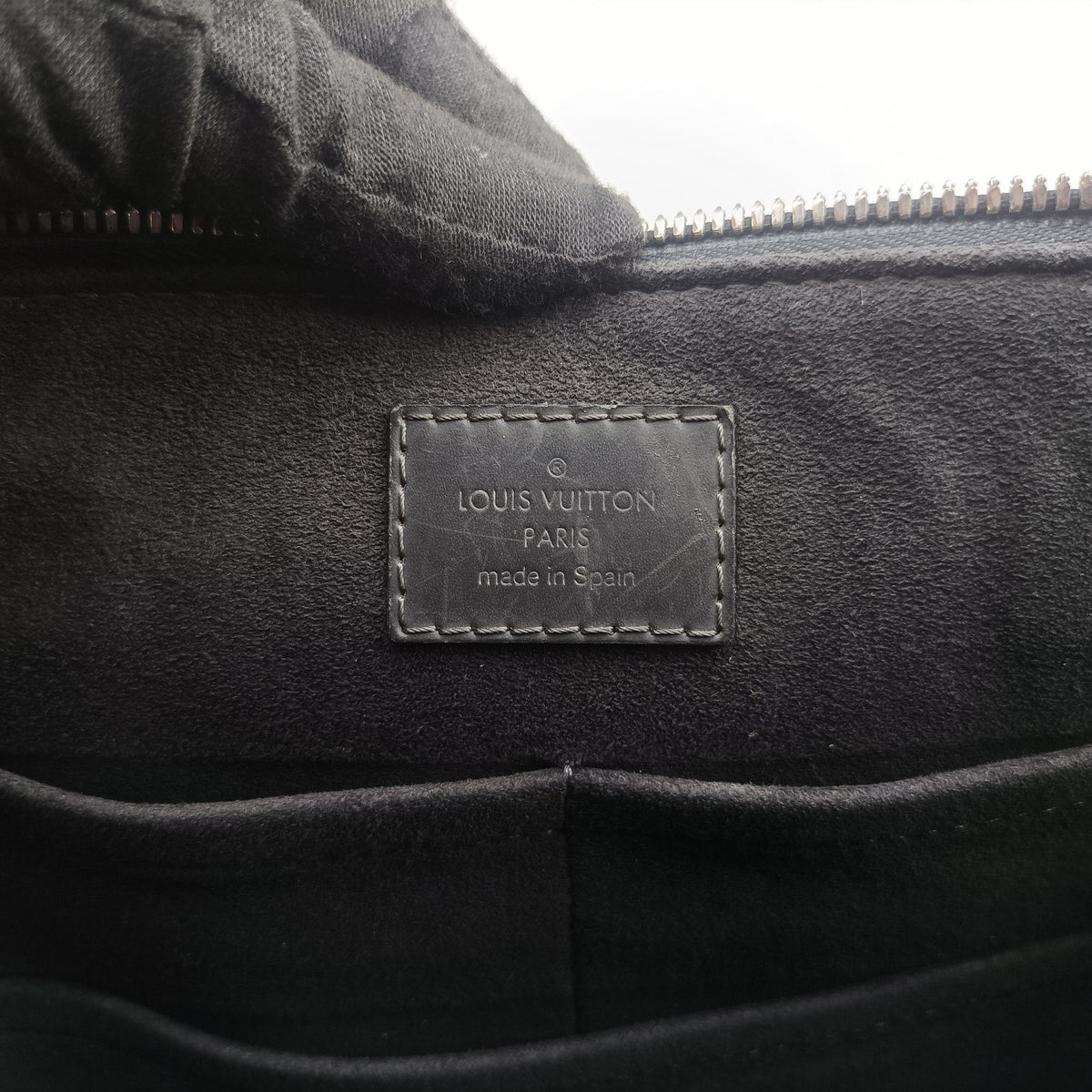 Vintage Louis Vuitton Porte-Documents Jour NM cobalt Damier canvas N41589 handbag | stylenewstar
