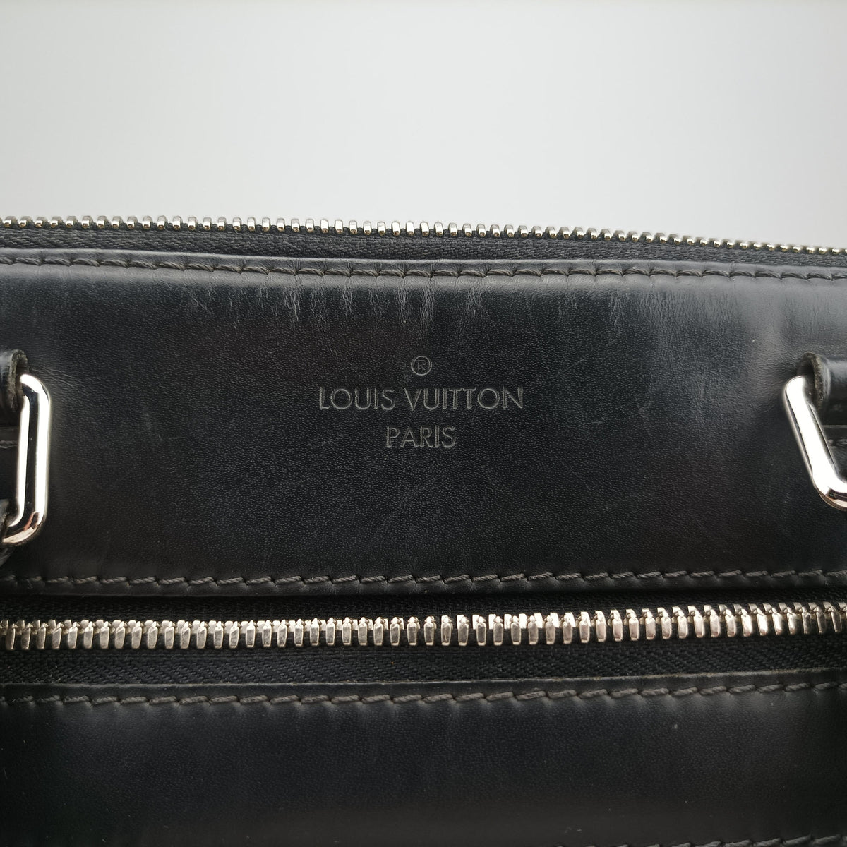Vintage Louis Vuitton Porte-Documents Jour NM cobalt Damier canvas N41589 handbag | stylenewstar