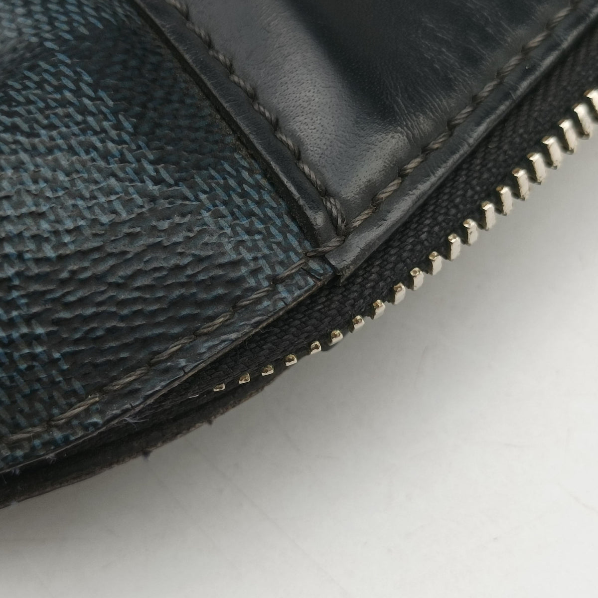 Vintage Louis Vuitton Porte-Documents Jour NM cobalt Damier canvas N41589 handbag | stylenewstar