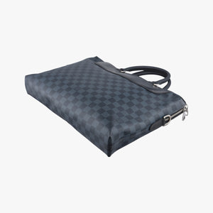 Vintage Louis Vuitton Porte-Documents Jour NM cobalt Damier canvas N41589 handbag | stylenewstar