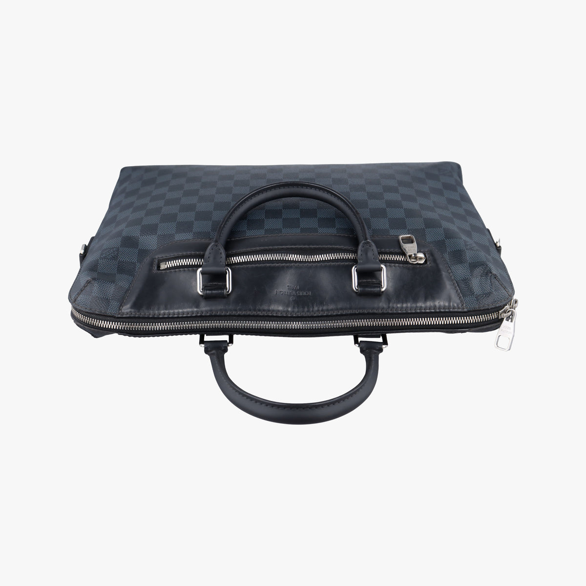 Vintage Louis Vuitton Porte-Documents Jour NM cobalt Damier canvas N41589 handbag | stylenewstar