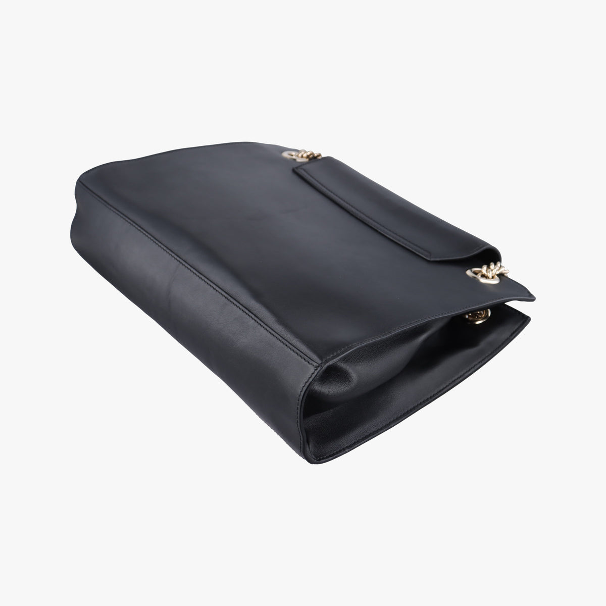 Pre-owned Gucci Emily Black Leather 295403 shoulderbag | stylenewstar