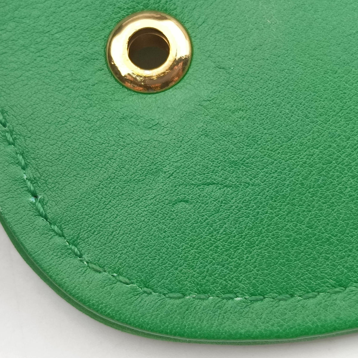 Pre-owned Gucci Nubuck Tigrette Chain Green suede 290684 shoulderbag | stylenewstar