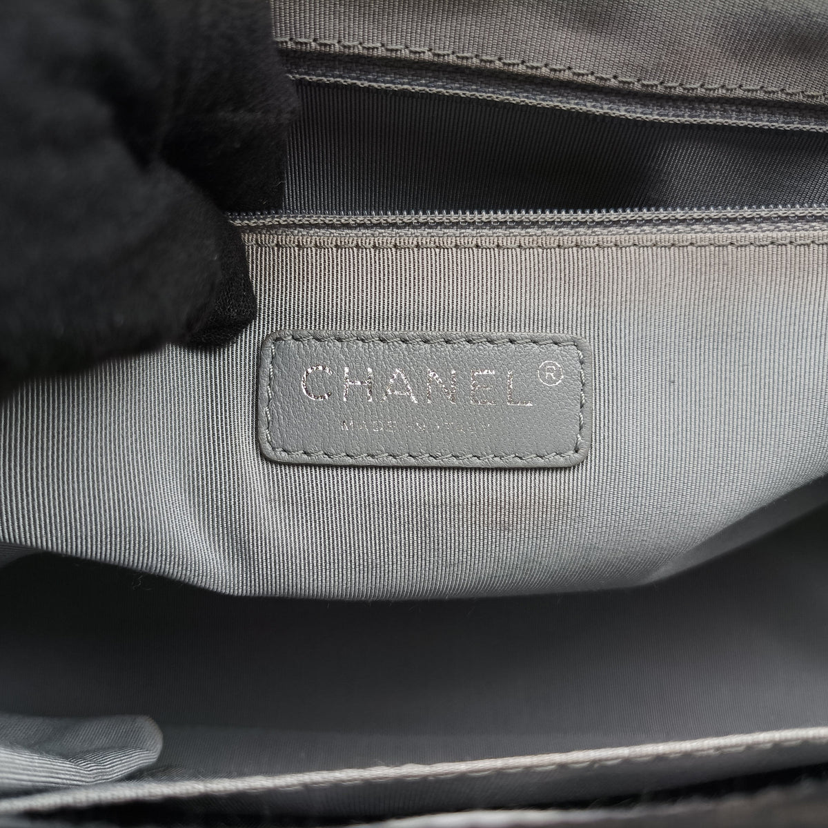Pre-owned Chanel Jetsetter Boy Shopping Tote Black Leather A67019 shoulderbag | stylenewstar