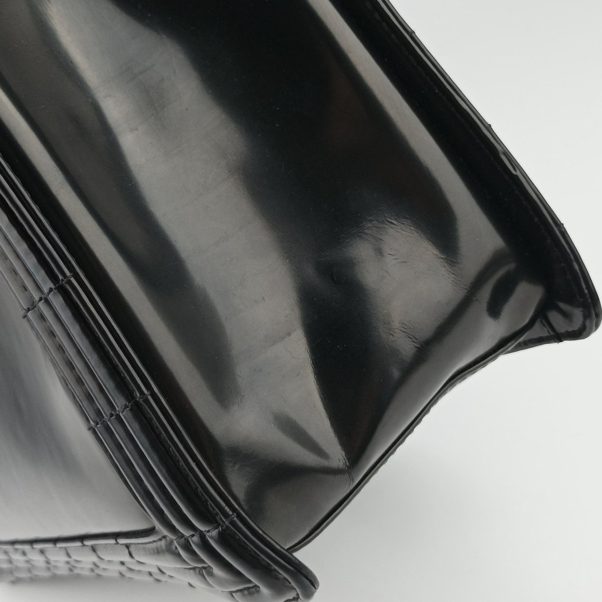 Pre-owned Chanel Jetsetter Boy Shopping Tote Black Leather A67019 shoulderbag | stylenewstar