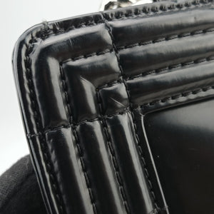 Pre-owned Chanel Jetsetter Boy Shopping Tote Black Leather A67019 shoulderbag | stylenewstar