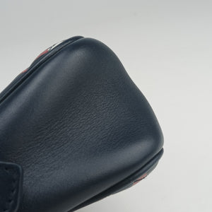 Pre-owned Gucci GG Marmont Navy×Multicolour Leather 447632 shoulderbag | stylenewstar