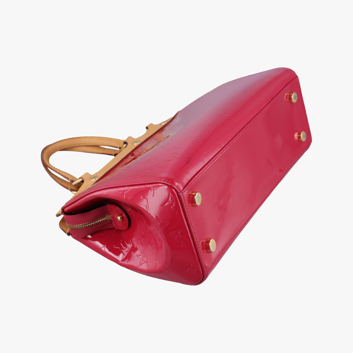 Pre-owned Louis Vuitton Brea MM ROSE INDIEN Vernis M91798 shoulderbag | stylenewstar