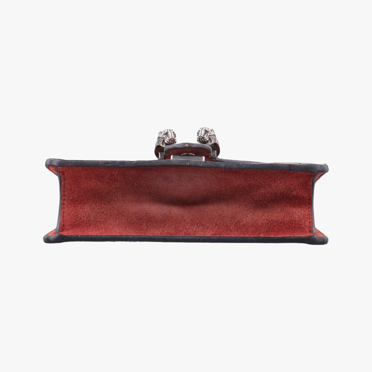 Pre-owned Gucci Dionysus beige×red×multicolor PVC coated canvas × suede 421970 shoulderbag | stylenewstar