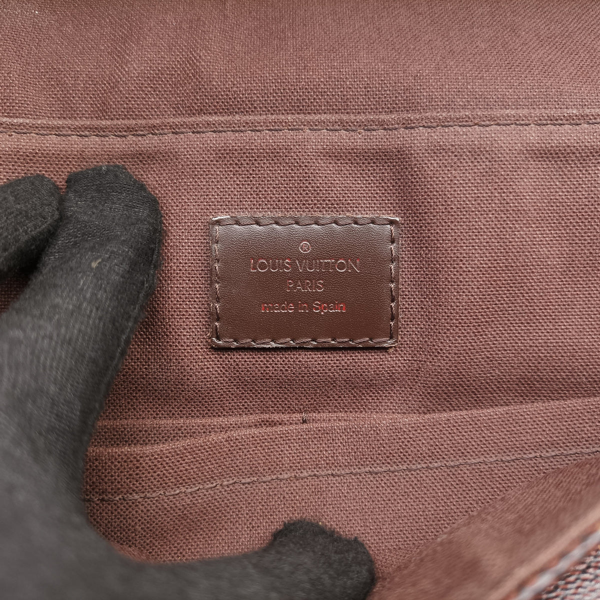 Pre-owned Louis Vuitton DISTRICT MM EBENE Damier Canvas N41212 shoulderbag | stylenewstar