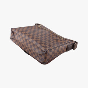 Pre-owned Louis Vuitton DISTRICT MM EBENE Damier Canvas N41212 shoulderbag | stylenewstar