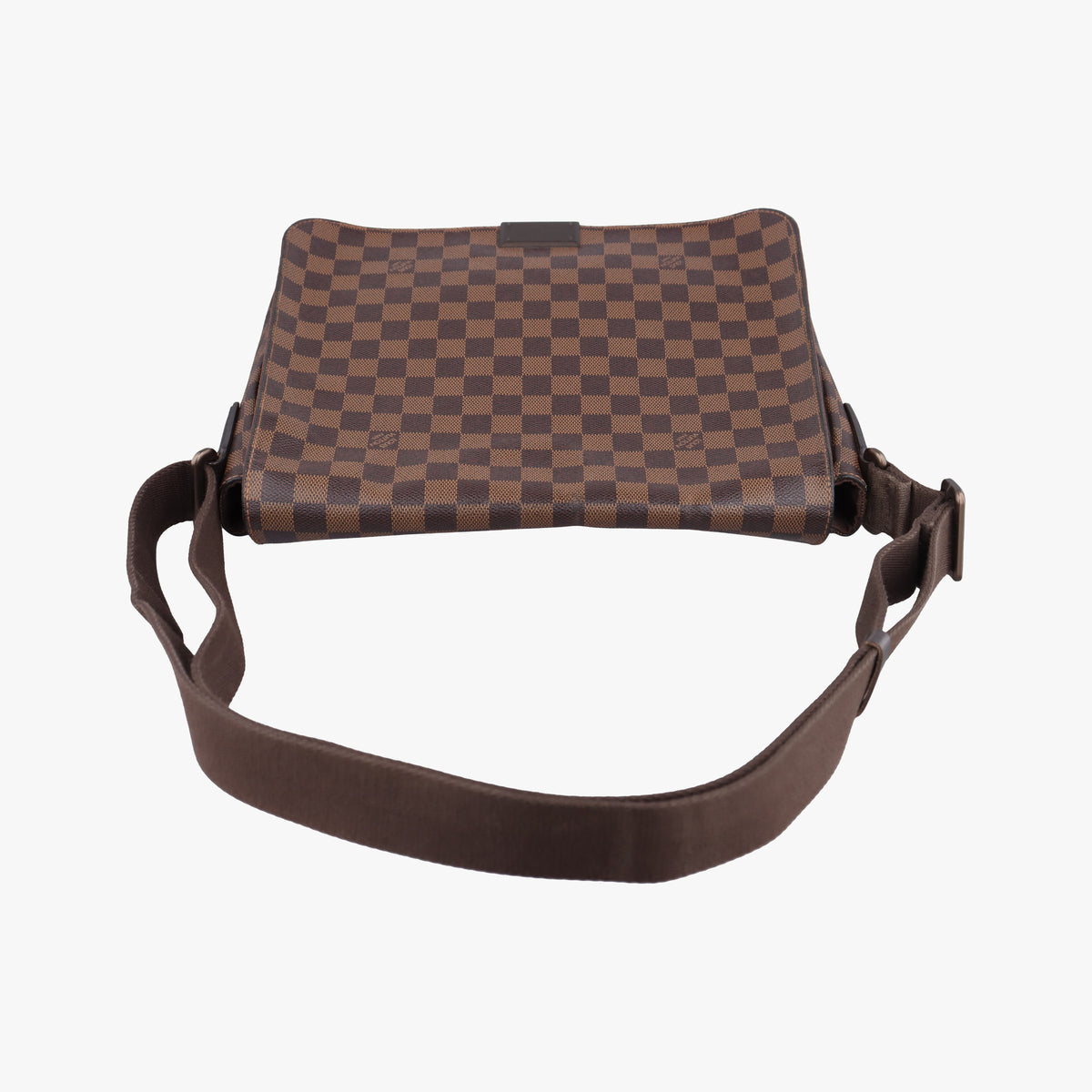 Pre-owned Louis Vuitton DISTRICT MM EBENE Damier Canvas N41212 shoulderbag | stylenewstar