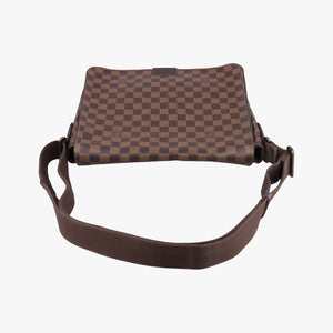 Pre-owned Louis Vuitton DISTRICT MM EBENE Damier Canvas N41212 shoulderbag | stylenewstar