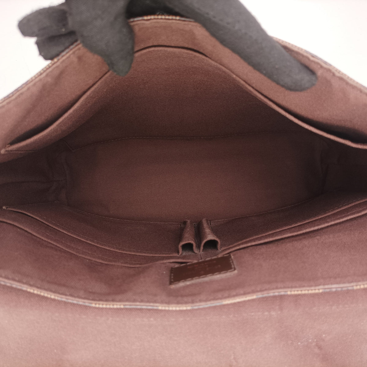 Pre-owned Louis Vuitton DISTRICT MM EBENE Damier Canvas N41212 shoulderbag | stylenewstar