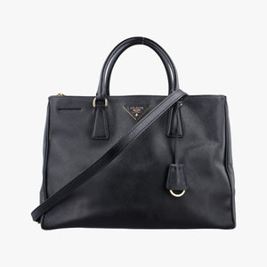 Secondhand Prada Galleria Black SAFFIANO Leather BN2274 shoulderbag | stylenewstar