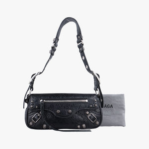 Pre-owned Balenciaga Le Cagole Black lambskin 771640 shoulderbag | stylenewstar