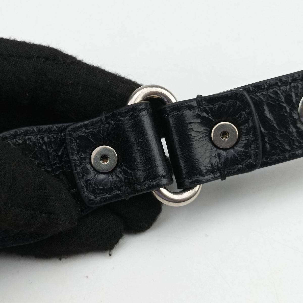 Pre-owned Balenciaga Le Cagole Black lambskin 771640 shoulderbag | stylenewstar
