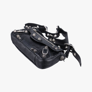 Pre-owned Balenciaga Le Cagole Black lambskin 771640 shoulderbag | stylenewstar