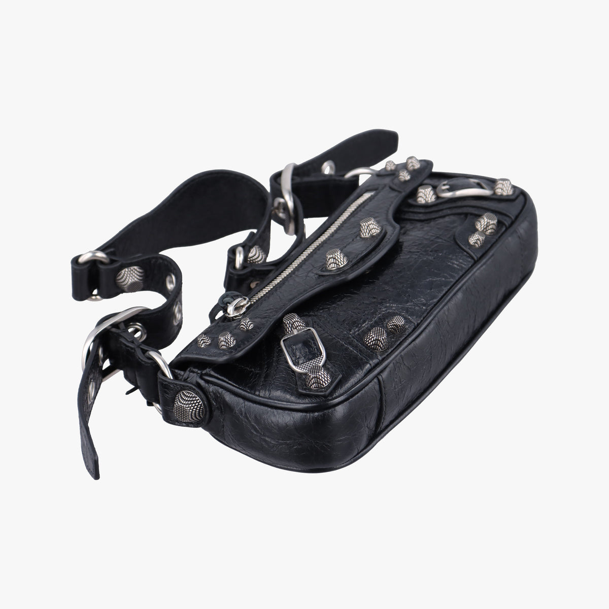 Pre-owned Balenciaga Le Cagole Black lambskin 771640 shoulderbag | stylenewstar