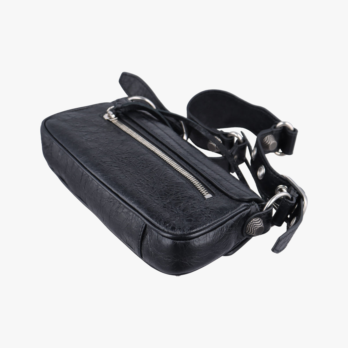 Pre-owned Balenciaga Le Cagole Black lambskin 771640 shoulderbag | stylenewstar