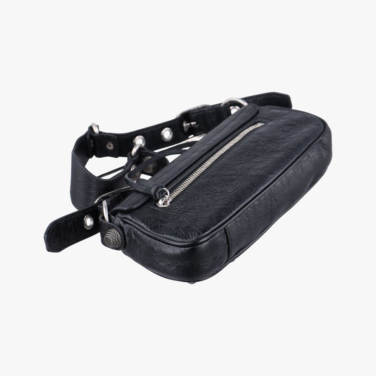 Pre-owned Balenciaga Le Cagole Black lambskin 771640 shoulderbag | stylenewstar