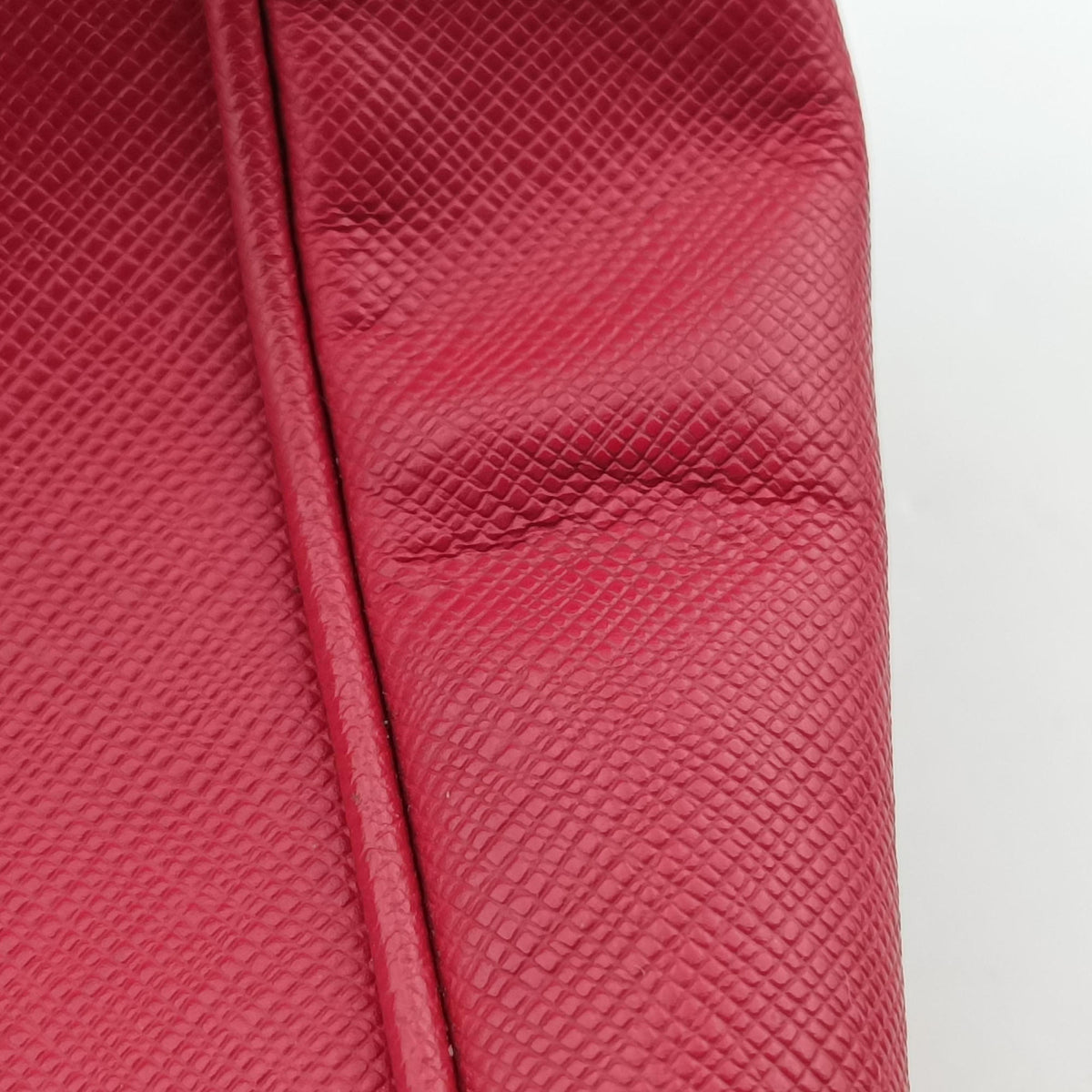 Pre-owned Prada Galleria Red SAFFIANO Leather BN1786 handbag | stylenewstar