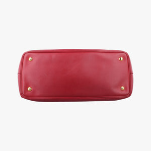 Pre-owned Prada Galleria Red SAFFIANO Leather BN1786 handbag | stylenewstar