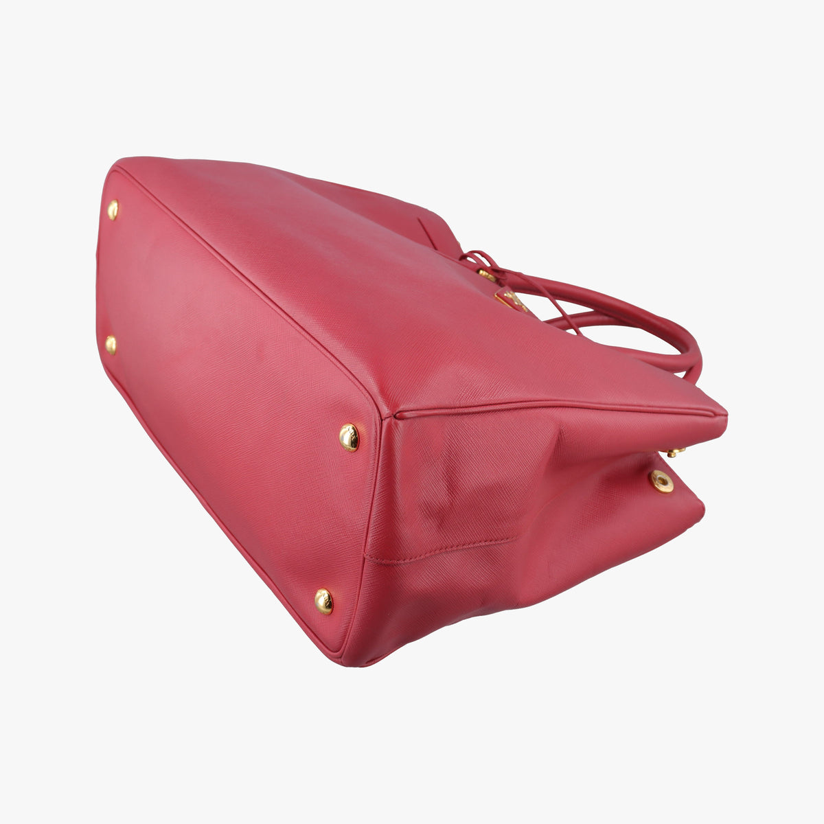 Pre-owned Prada Galleria Red SAFFIANO Leather BN1786 handbag | stylenewstar
