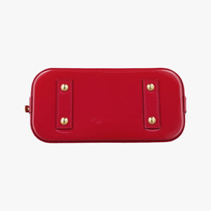 Pre-owned Louis Vuitton Alma BB pomme d'amour Vernis M90174 shoulderbag | stylenewstar