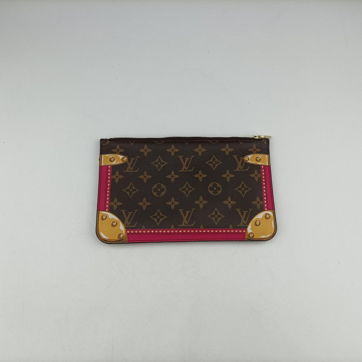 Secondhand Louis Vuitton Neverfull MM Summer Trunk brown×Multicolor Monogram Canvas M41390 handbag | stylenewstar