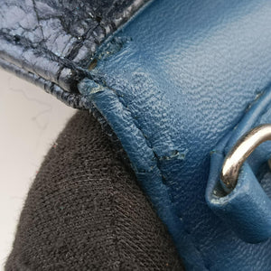 Secondhand Christian Dior new lock Blue Leather  shoulderbag | stylenewstar