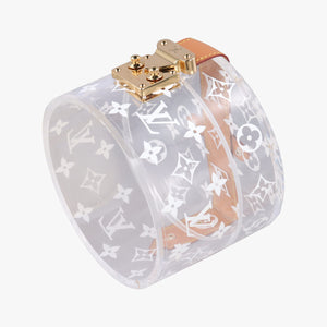 Vintage Louis Vuitton Box Scott Transparent Monogram Plexiglass  clutchbag | stylenewstar